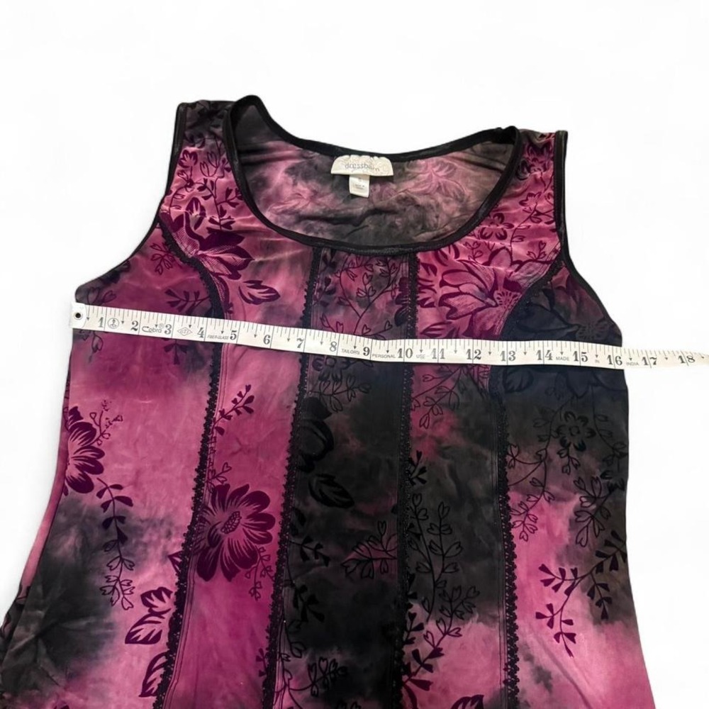 Whimsygoth Fairy Core Tie Dye Tank Dress Barn Small Soft Grunge Romantic - Picture 4 of 7